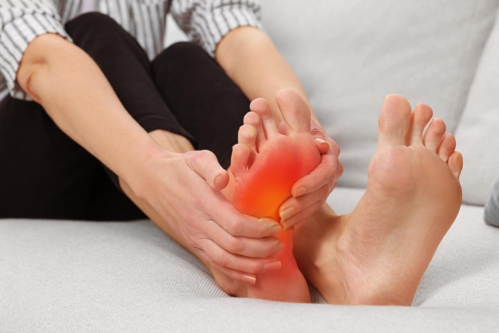 Gout in the foot